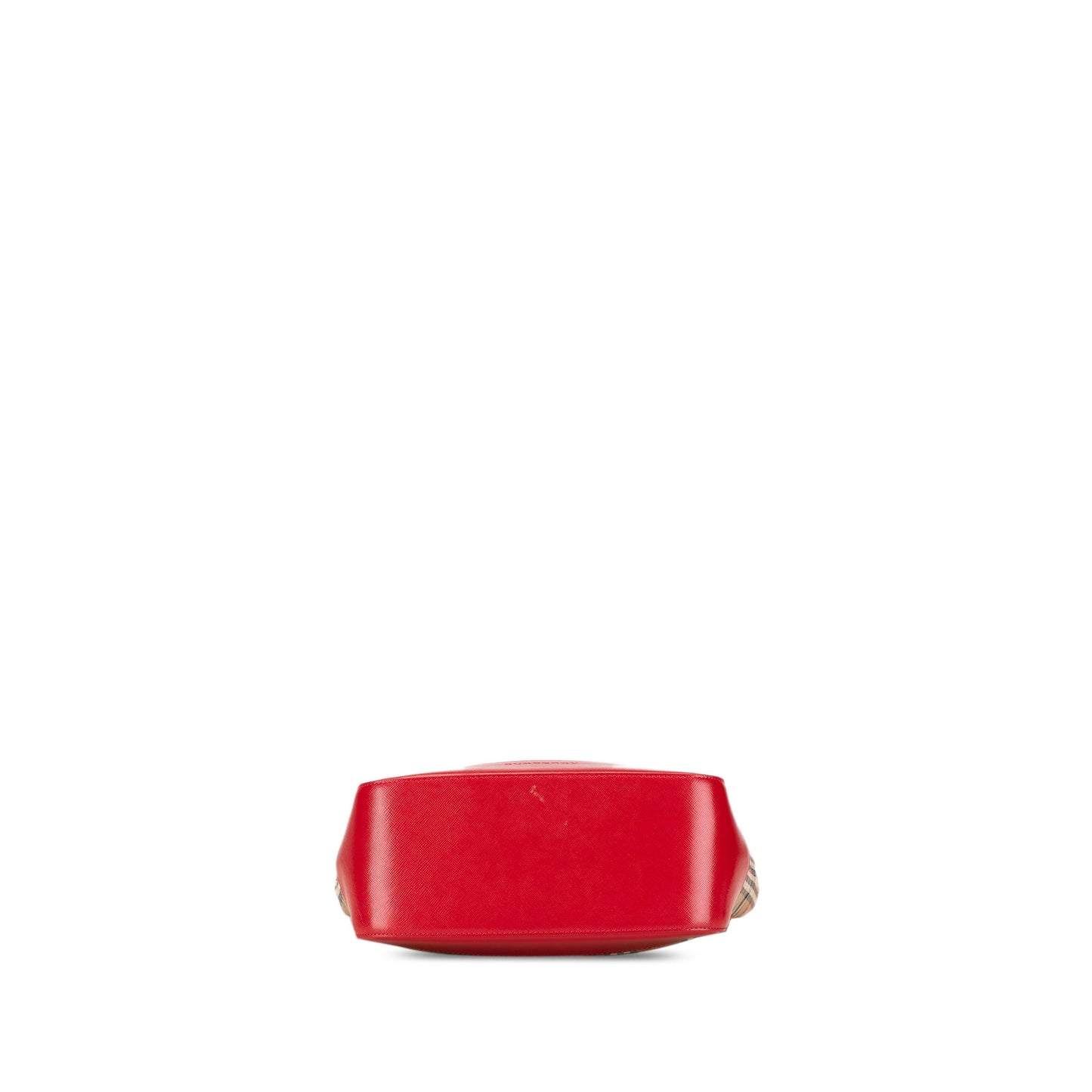 Brown Burberry Haymarket Check Canvas Shoulder Bag