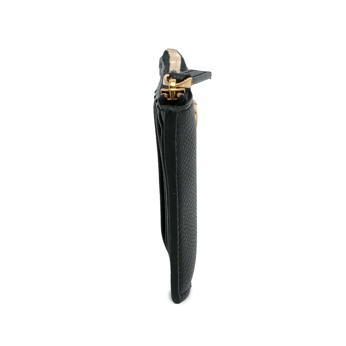 Black Valentino Leather Cardholder Card Holder