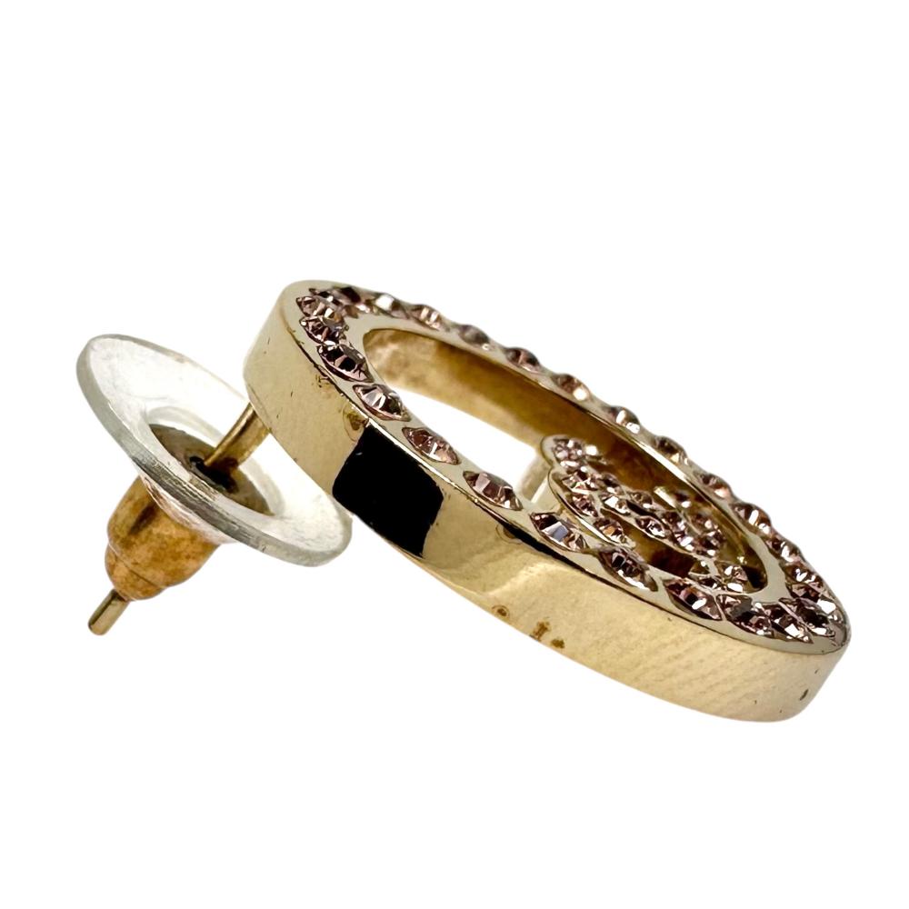 Chanel Coco Mark Rhinestone Earring