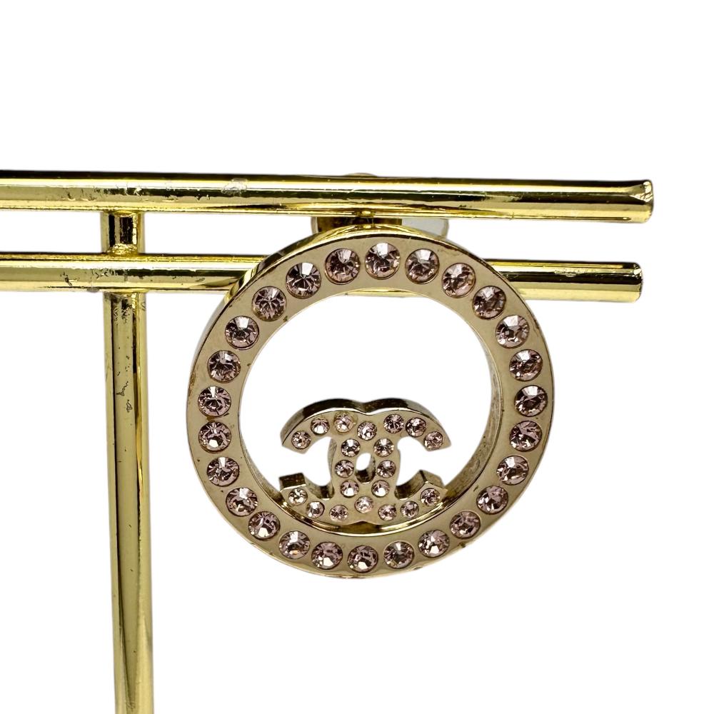 Chanel Coco Mark Rhinestone Earring