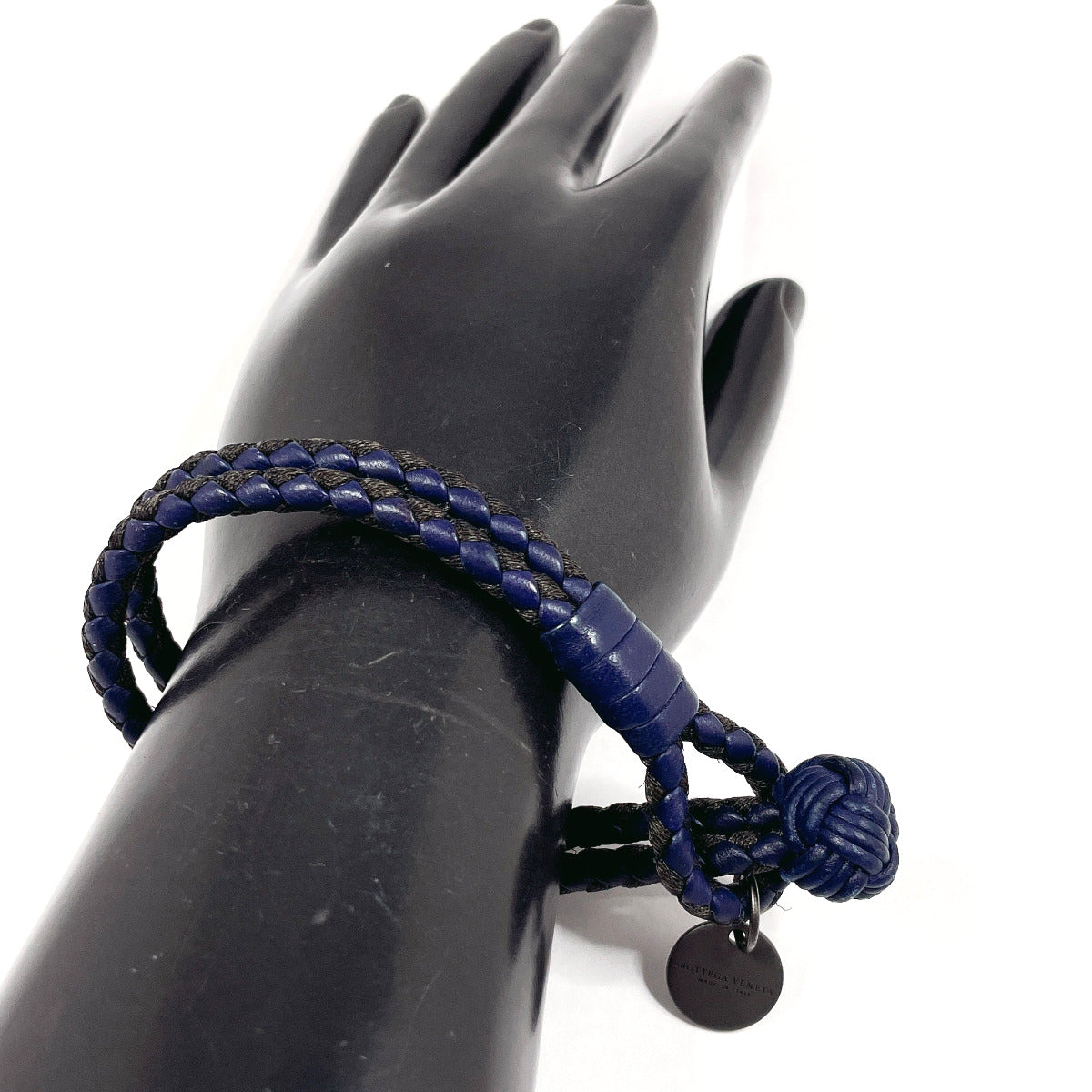 Bottega Veneta Intrecciato Leather Bracelet