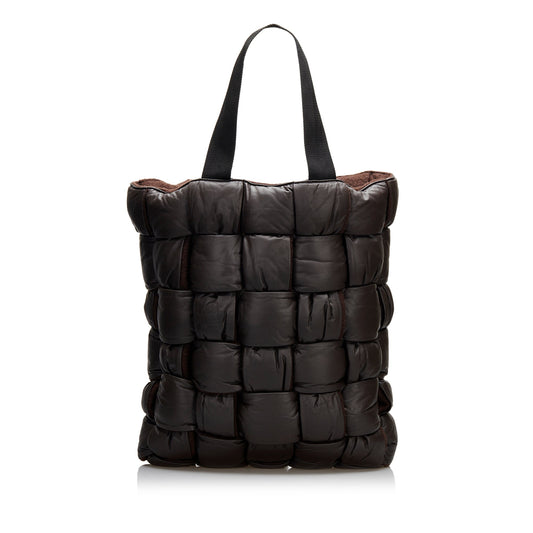 Brown Bottega Veneta Padded Maxi Intrecciato Tote