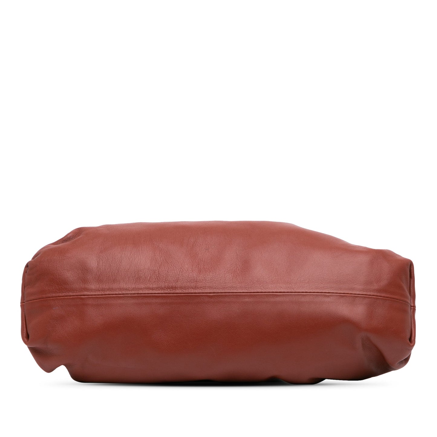 Red Bottega Veneta Lambskin The Pouch Clutch Bag