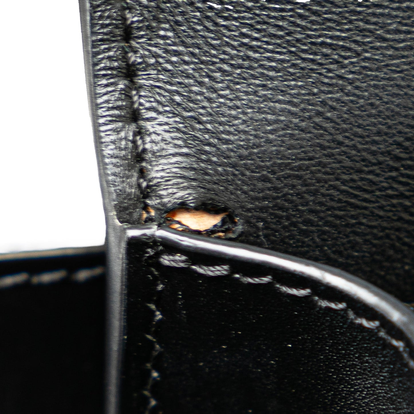 Black Burberry Leather TB Belt Bag