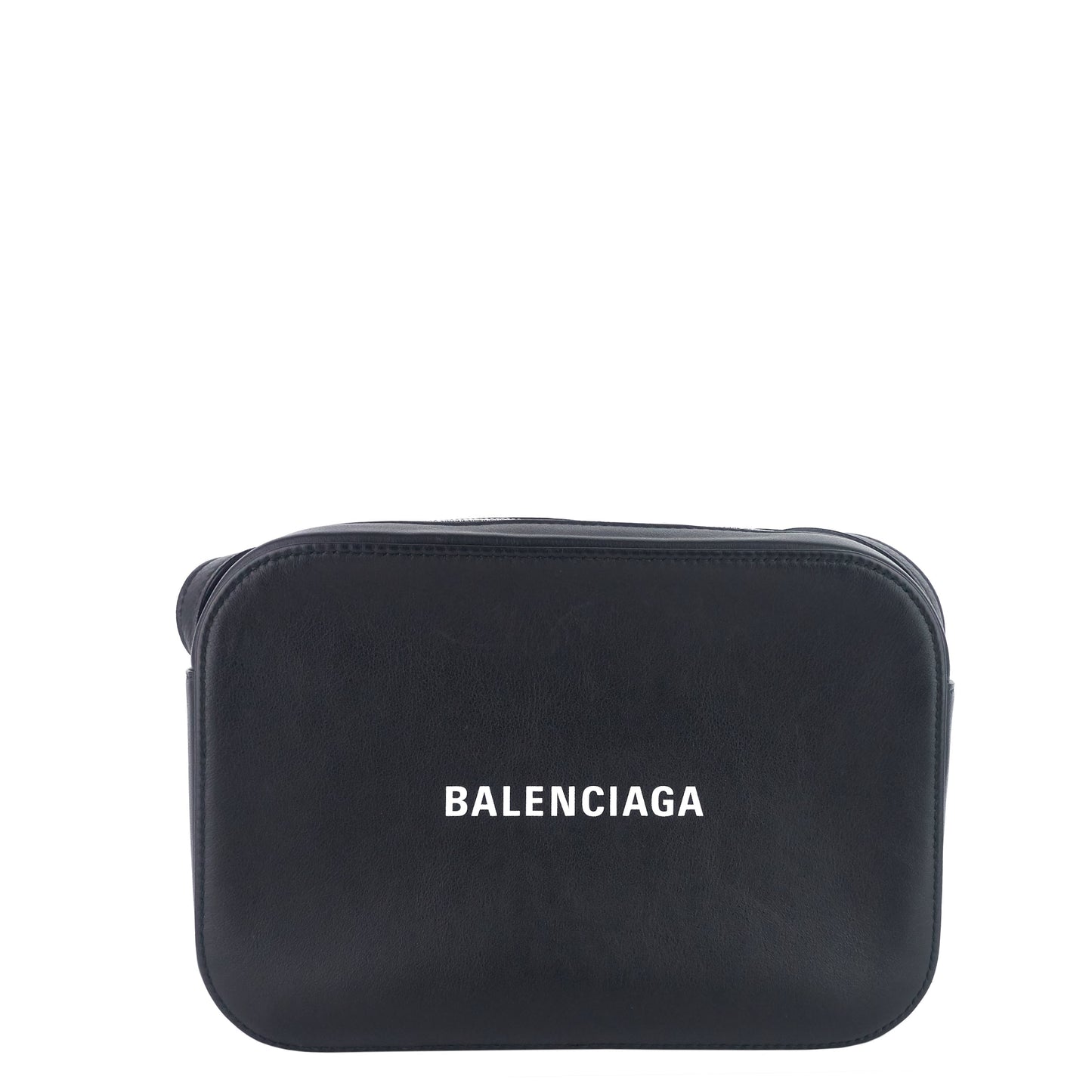BALENCIAGA Medium Calfskin Leather Camera Bag