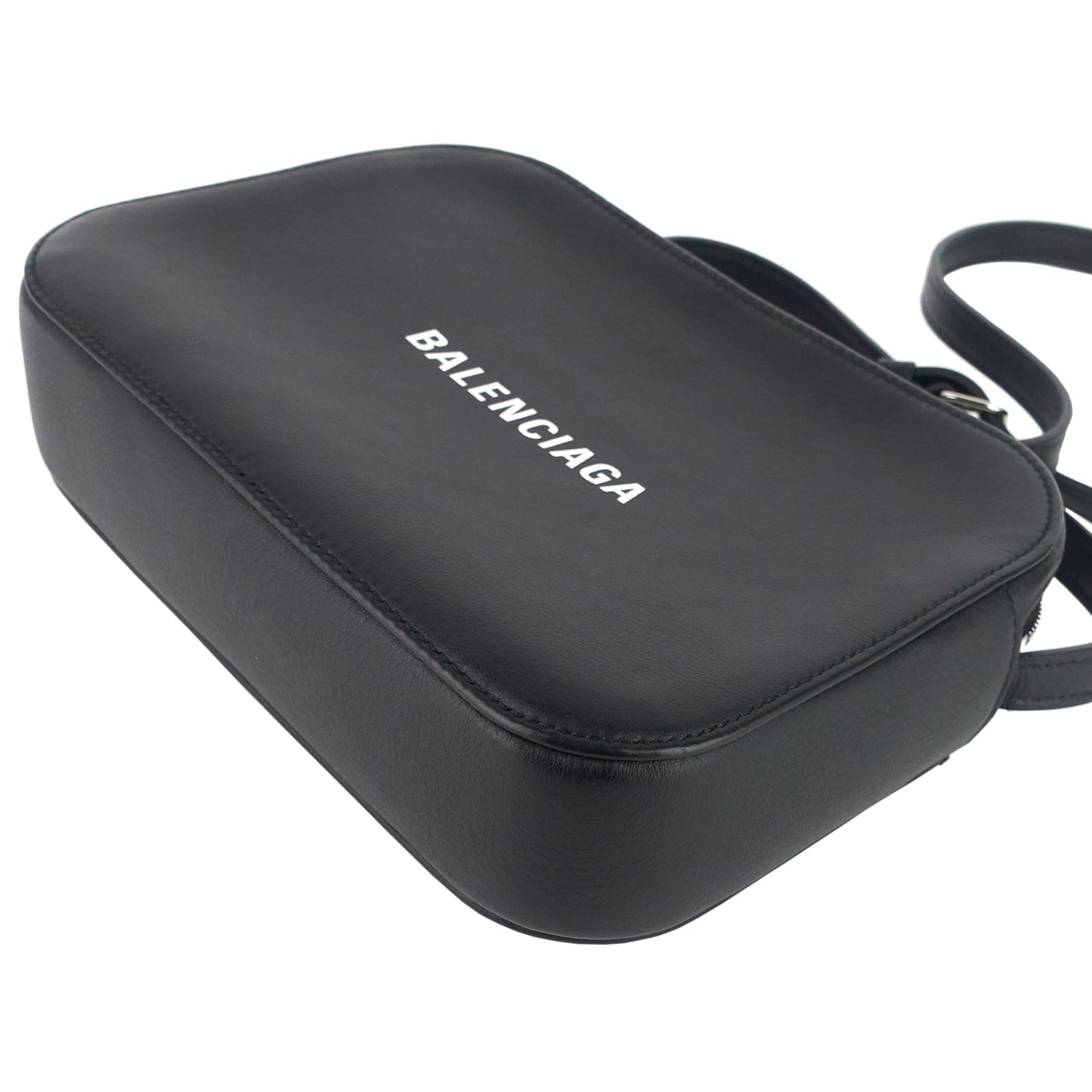 BALENCIAGA Medium Calfskin Leather Camera Bag