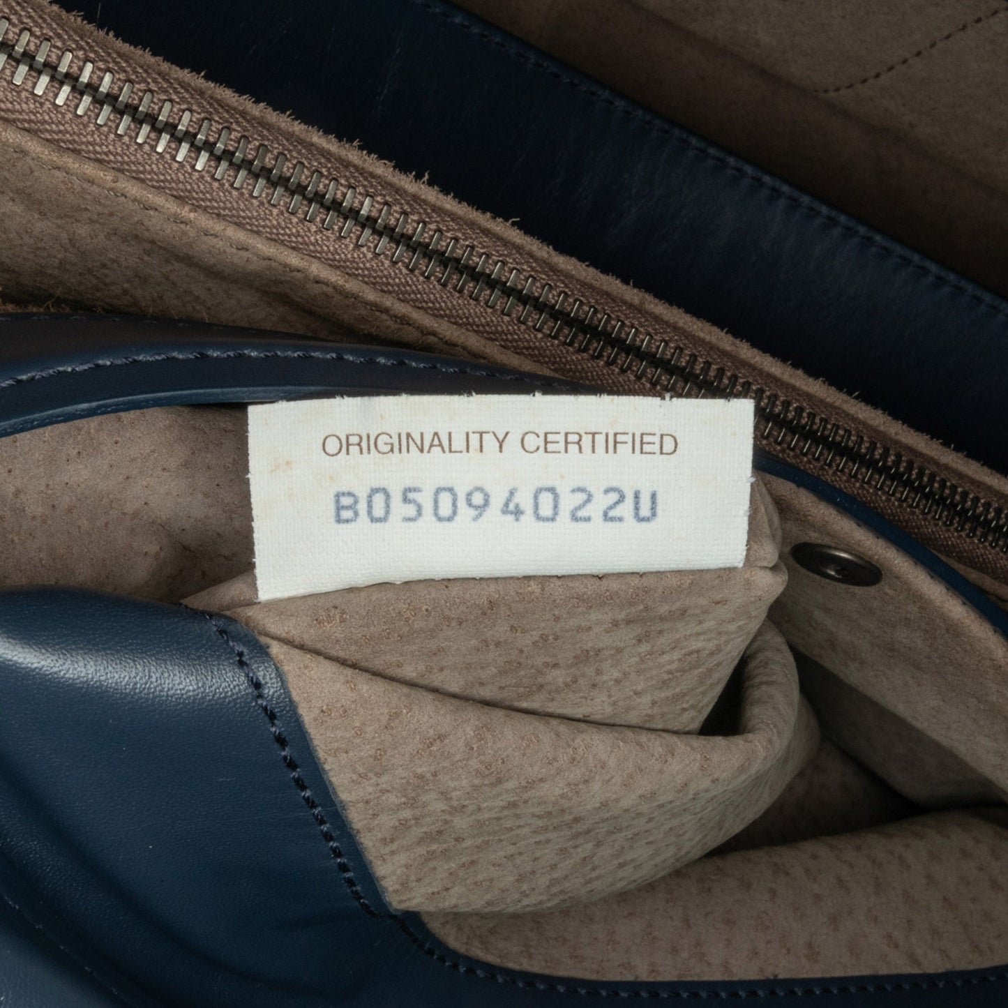 Blue Bottega Veneta Intrecciato Satchel
