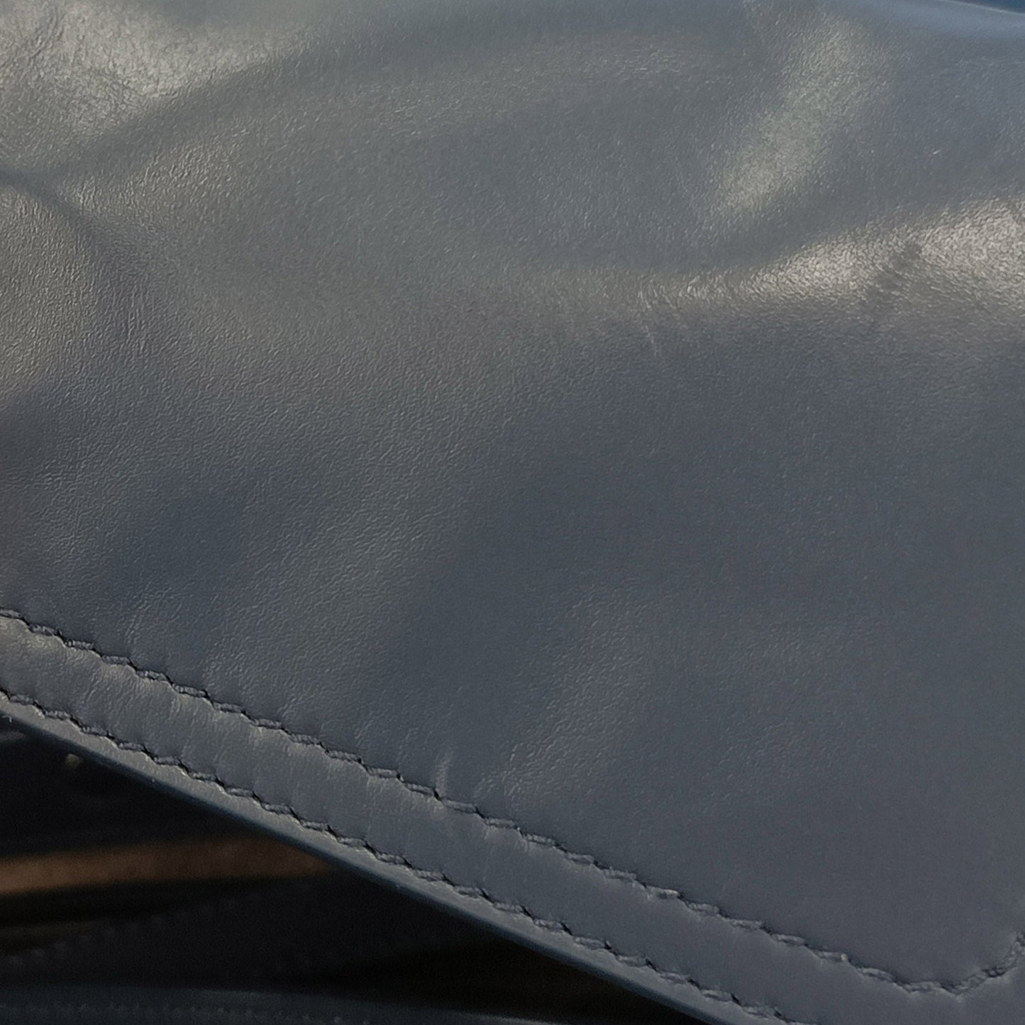 Blue Bottega Veneta Intrecciato Satchel