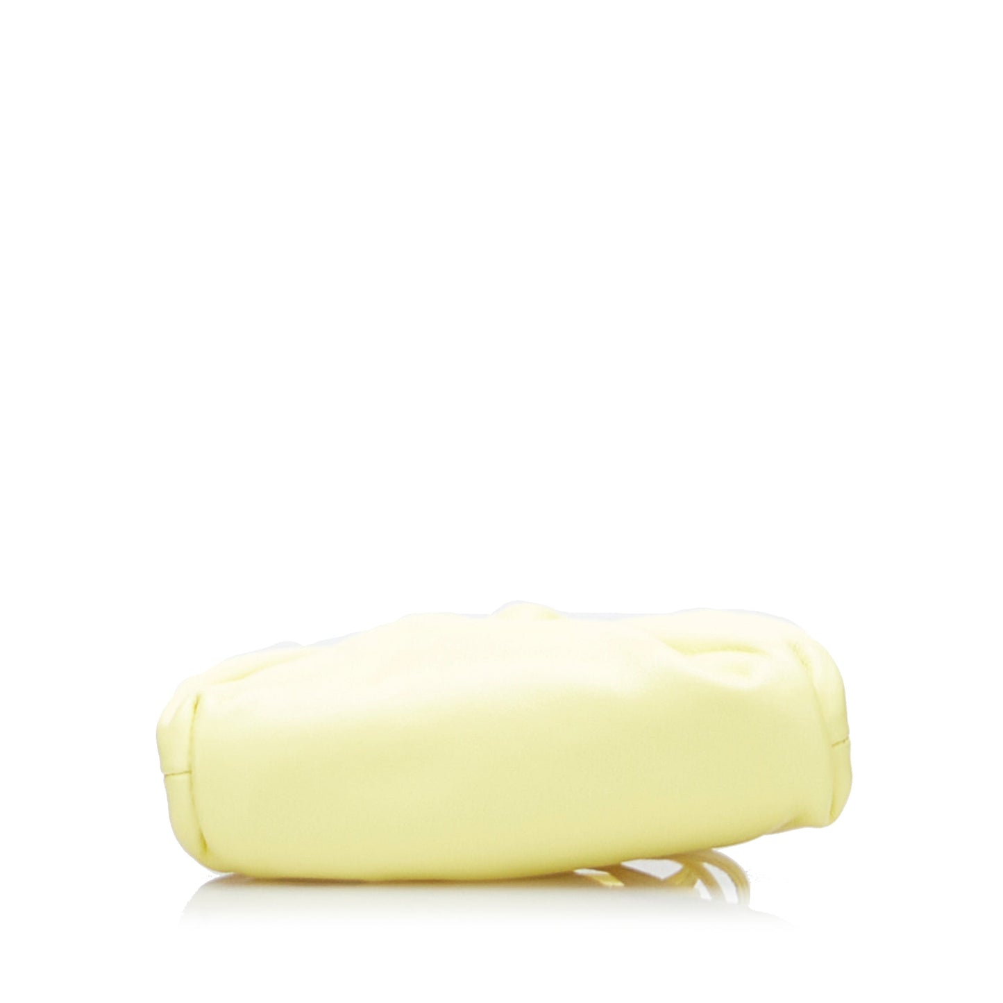 Yellow Bottega Veneta Lambskin The Extra Mini Pouch Crossbody Bag