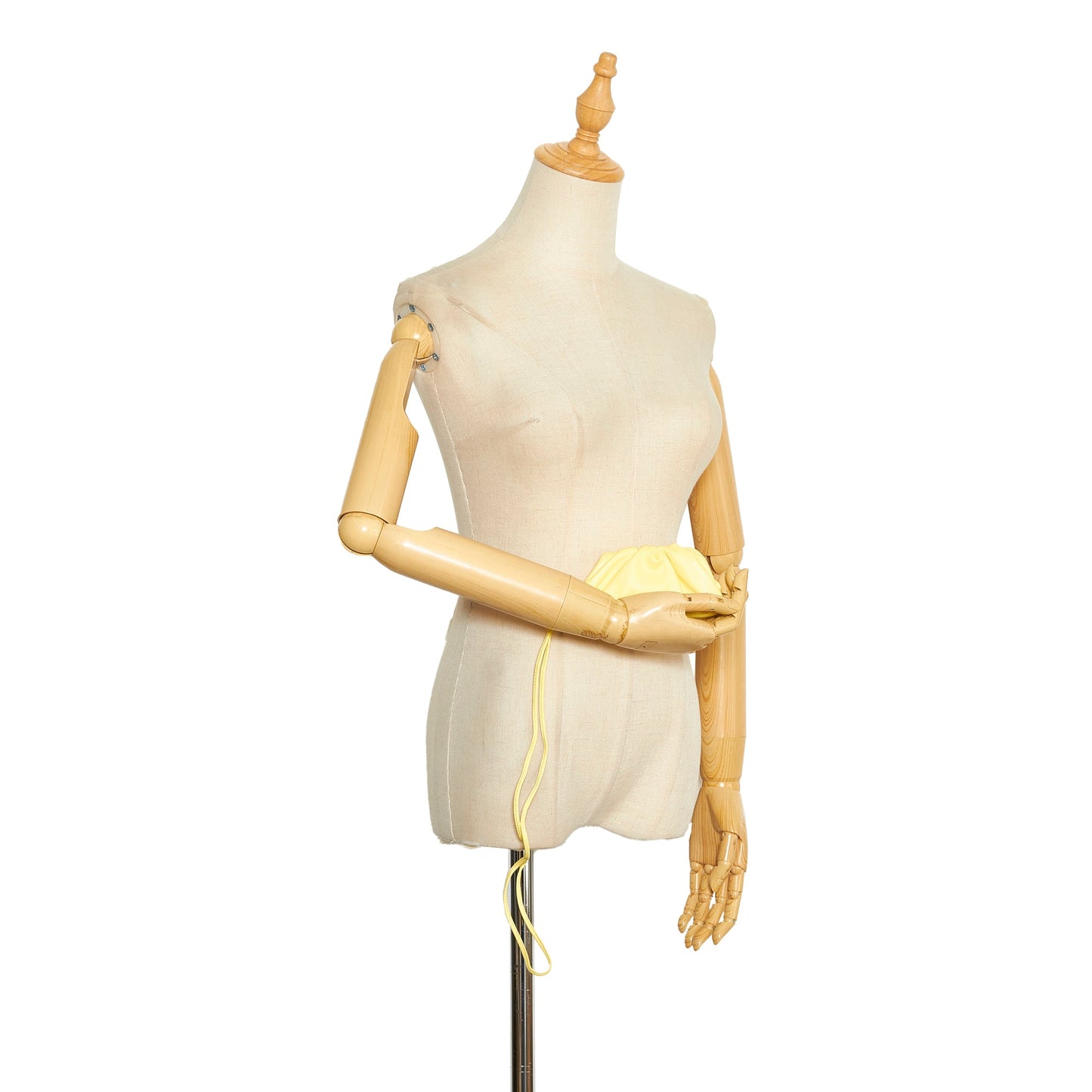 Yellow Bottega Veneta Lambskin The Extra Mini Pouch Crossbody Bag