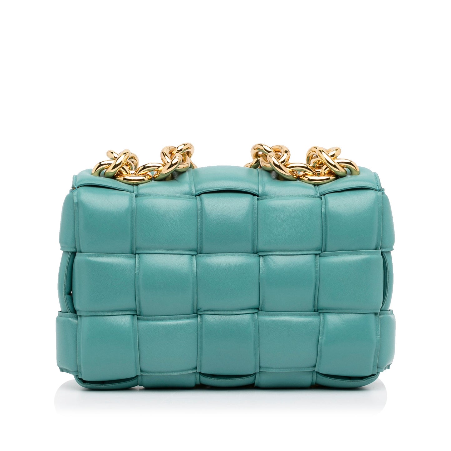 Bottega Veneta Sac Nappa Intrecciato Padded Chain Cassette Satchel