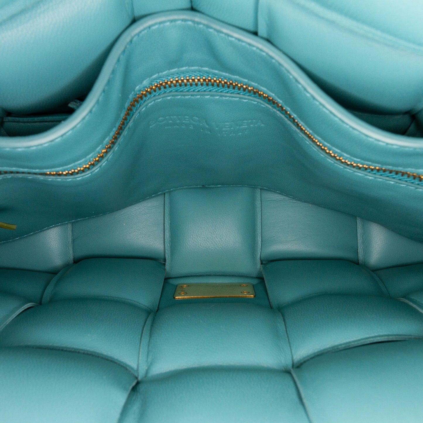 Bottega Veneta Sac Nappa Intrecciato Padded Chain Cassette Satchel