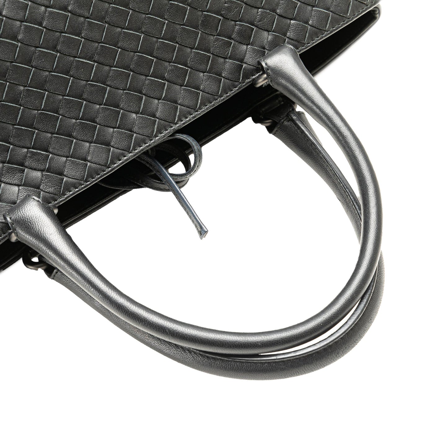 Black Bottega Veneta Nappa Intrecciato Milano Tote