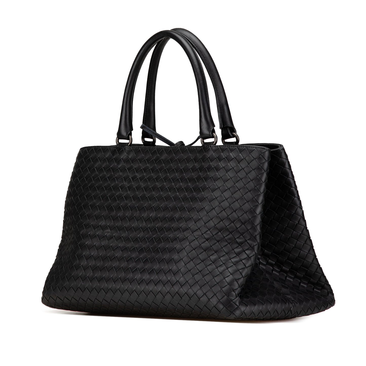 Black Bottega Veneta Nappa Intrecciato Milano Tote