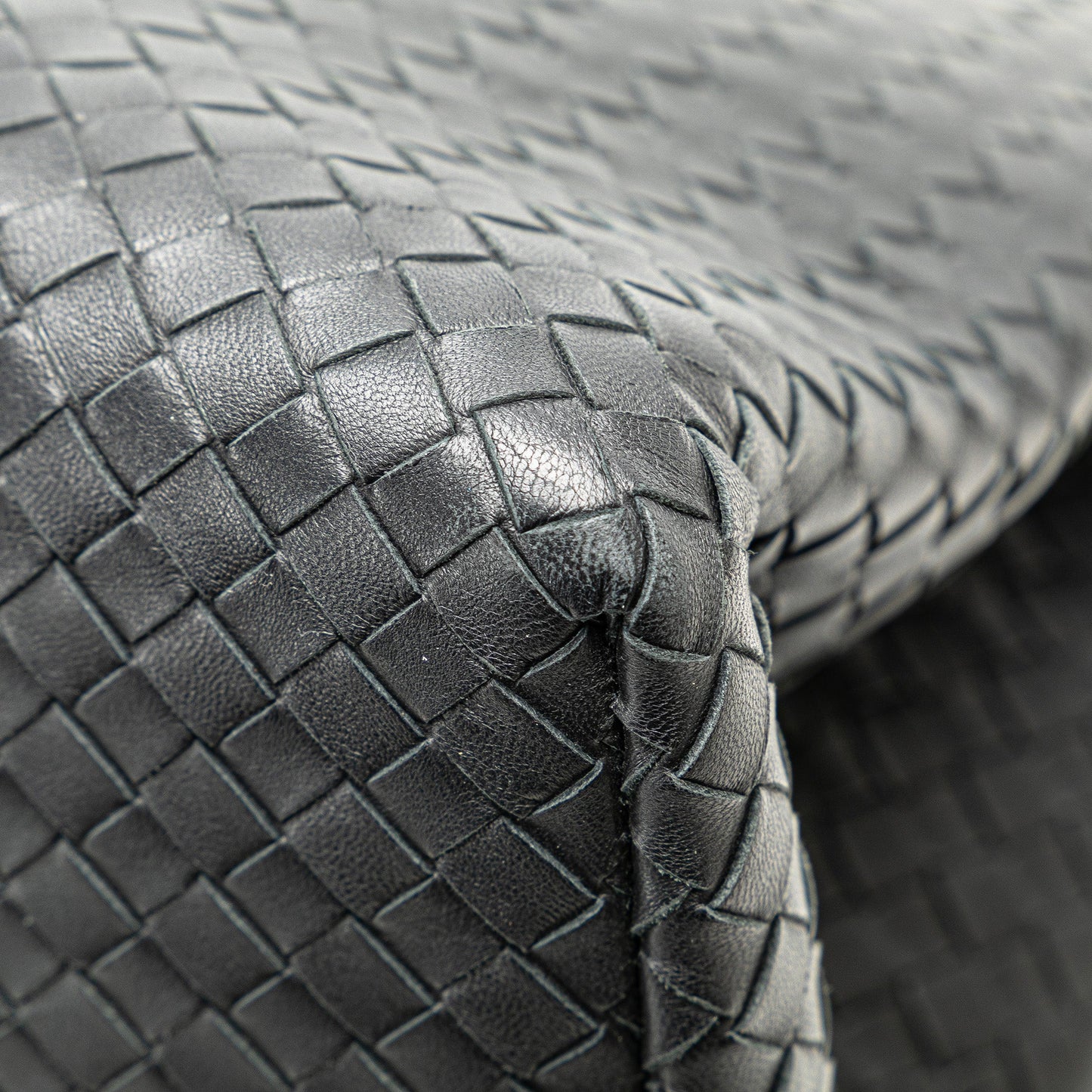 Black Bottega Veneta Nappa Intrecciato Milano Tote