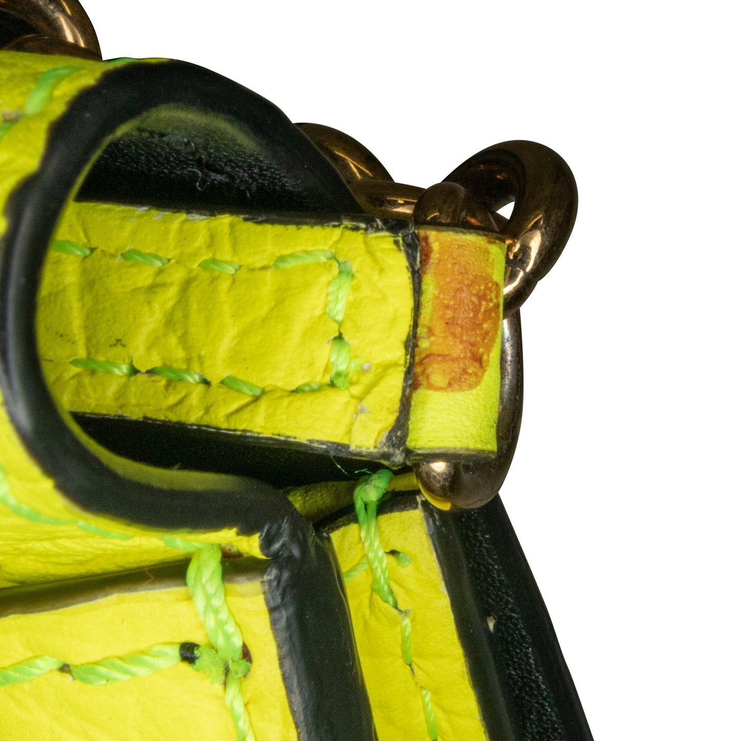 Yellow Burberry Burleigh Wallet On Chain Crossbody Bag