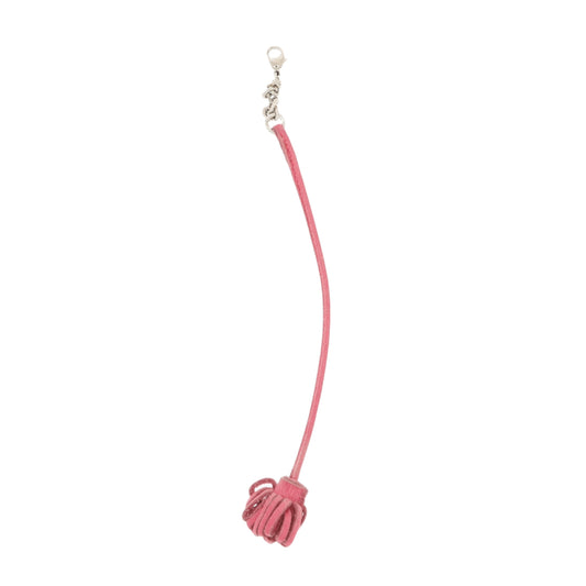 BALENCIAGA Carmencita Bag Accessory in Pink Leather