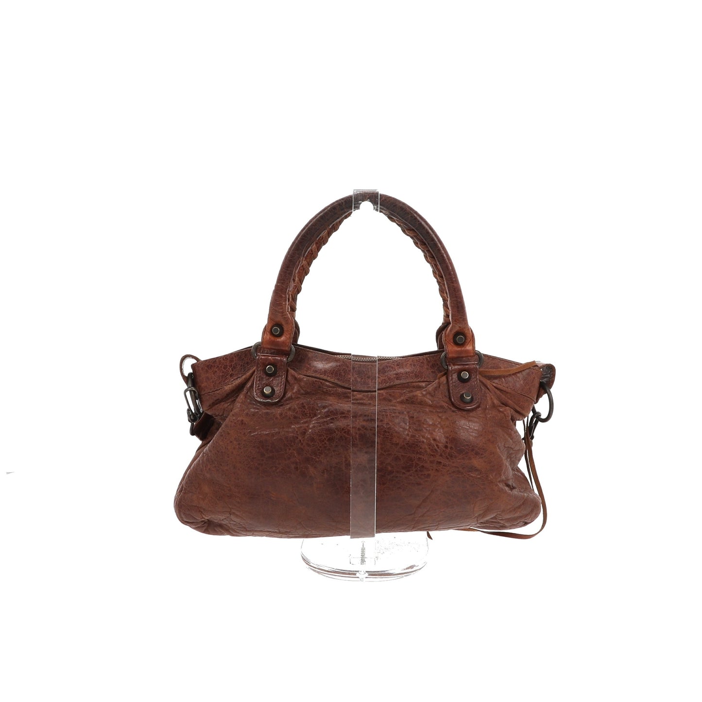 BALENCIAGA First Handbag in Brown Leather