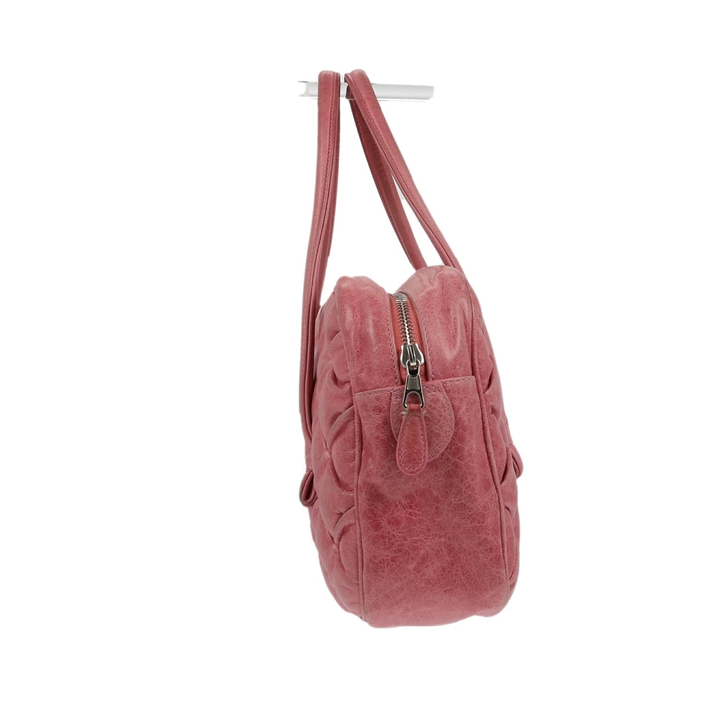 BALENCIAGA Shoulder Bag in Pink Leather