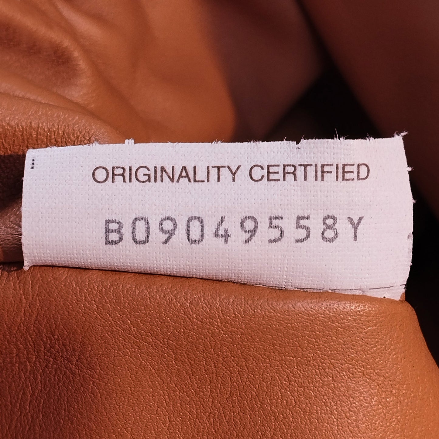 Orange Bottega Veneta Lambskin The Pouch Clutch Bag