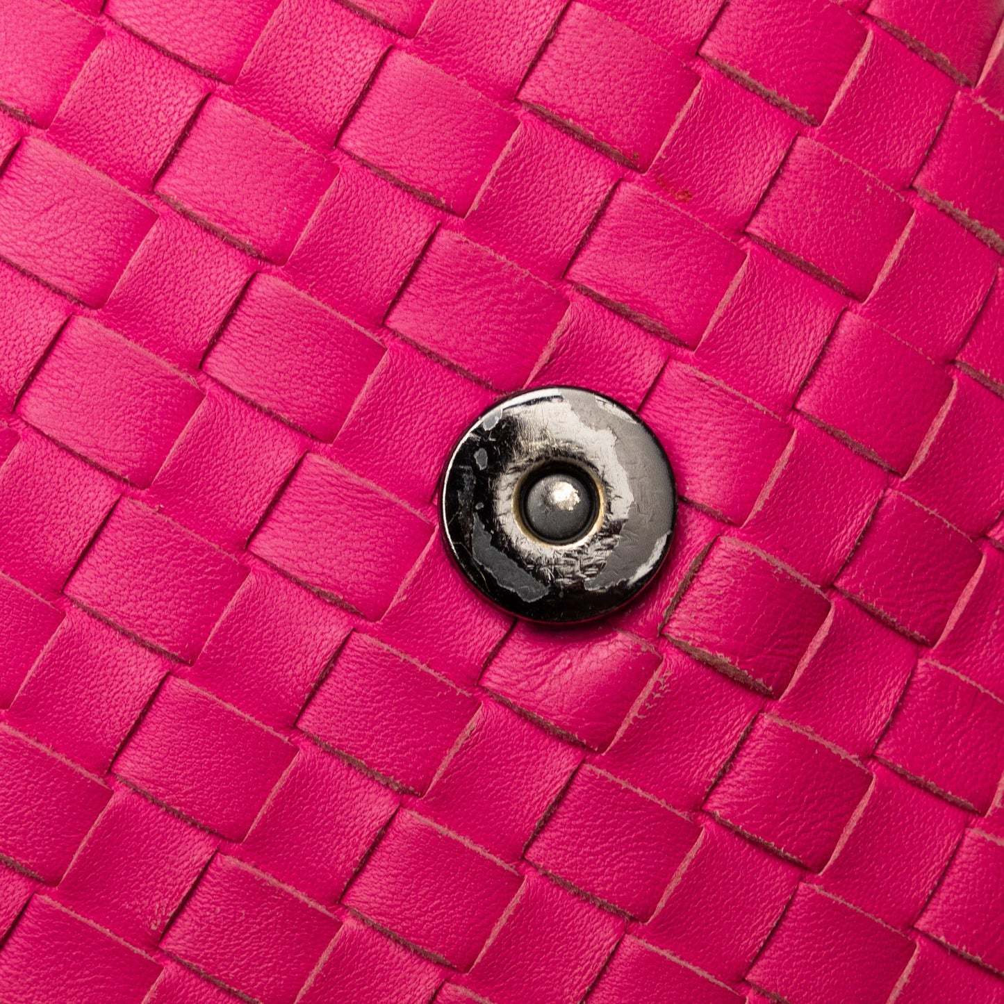Pink Bottega Veneta Large Intrecciato Olimpia Shoulder Bag