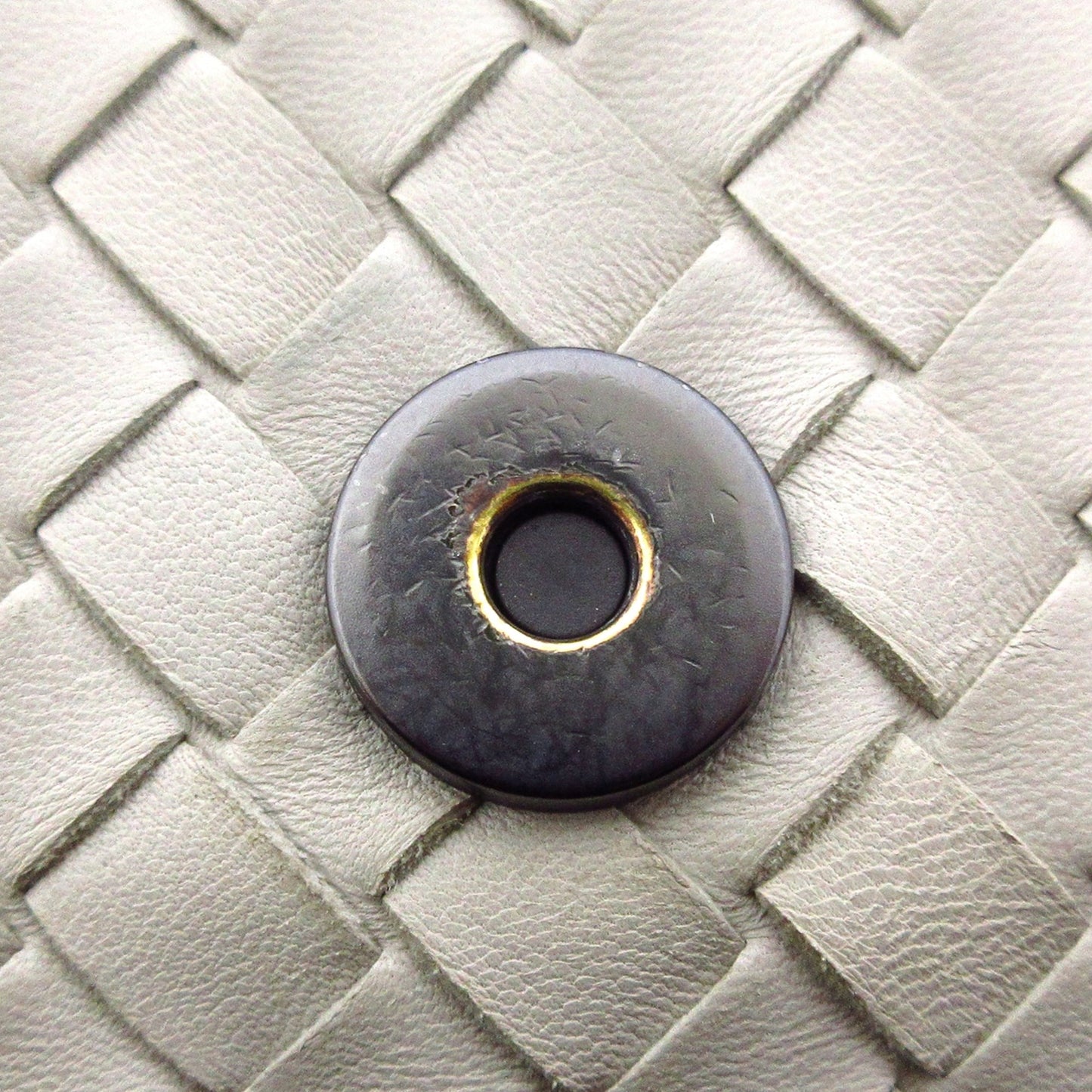 White Bottega Veneta Intrecciato Flap Crossbody Bag