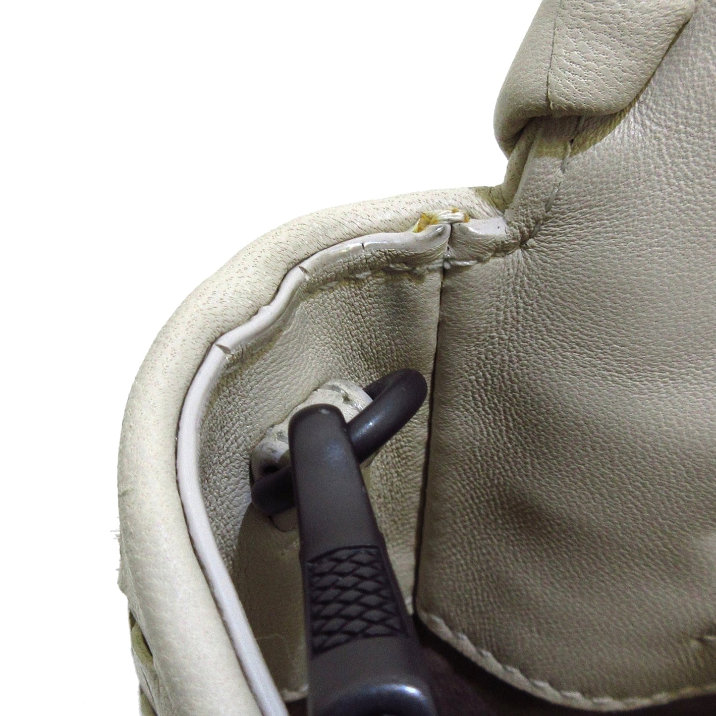 White Bottega Veneta Intrecciato Flap Crossbody Bag