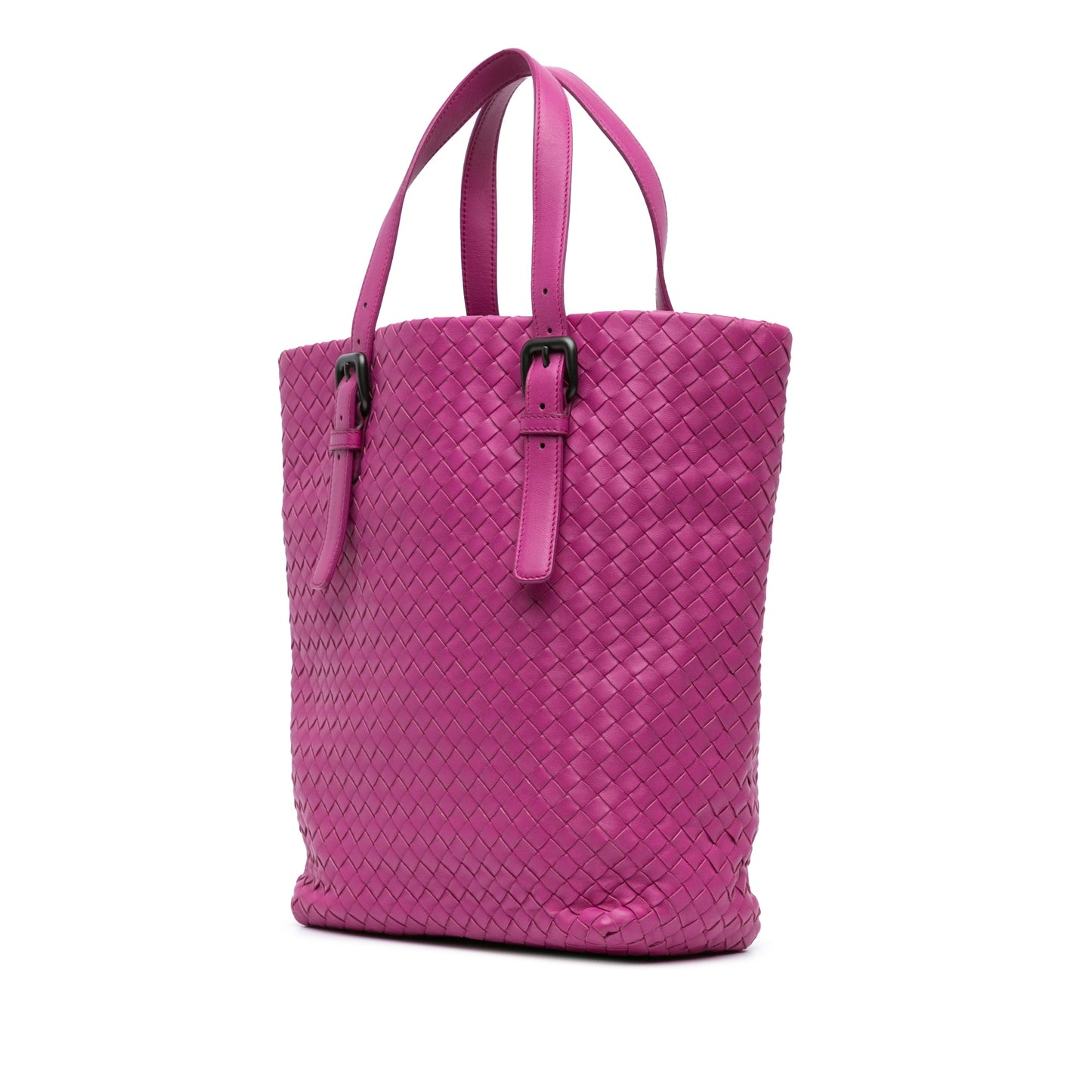 Pink Bottega Veneta Nappa Intrecciato Tote