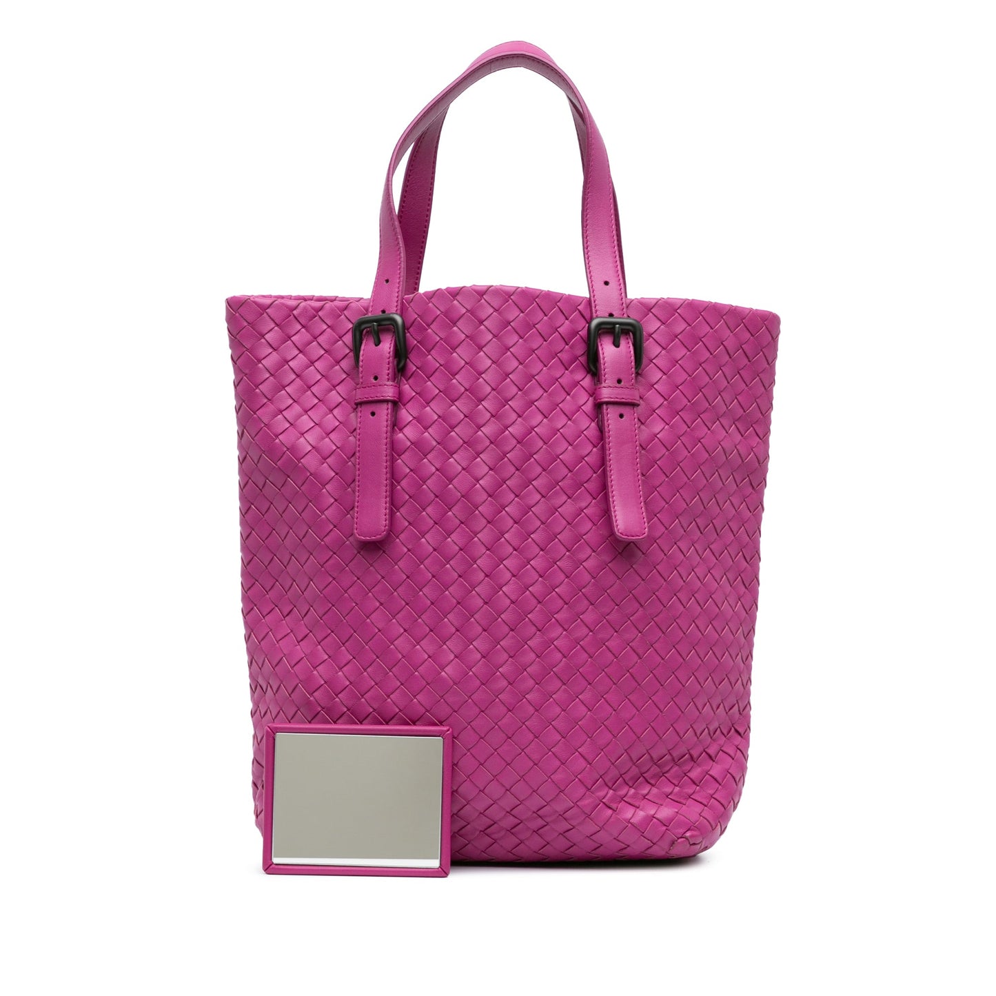 Pink Bottega Veneta Nappa Intrecciato Tote