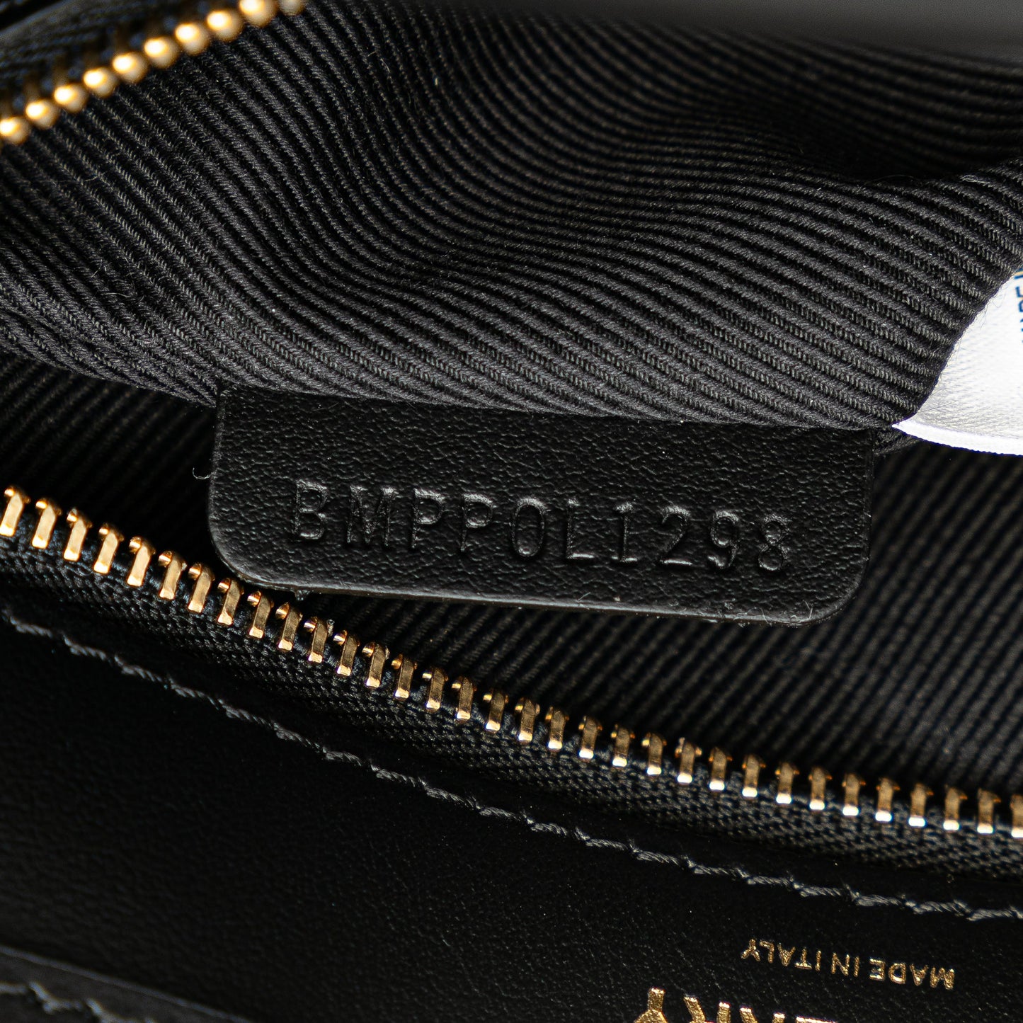 Black Burberry Mini Plaid Canvas Pocket Satchel