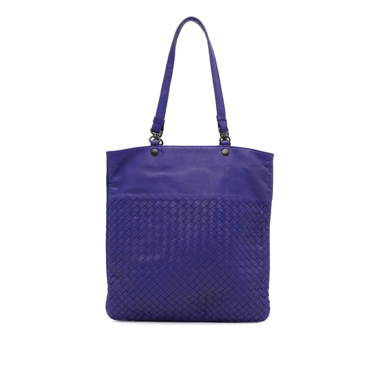 Purple Bottega Veneta Intrecciato Tote