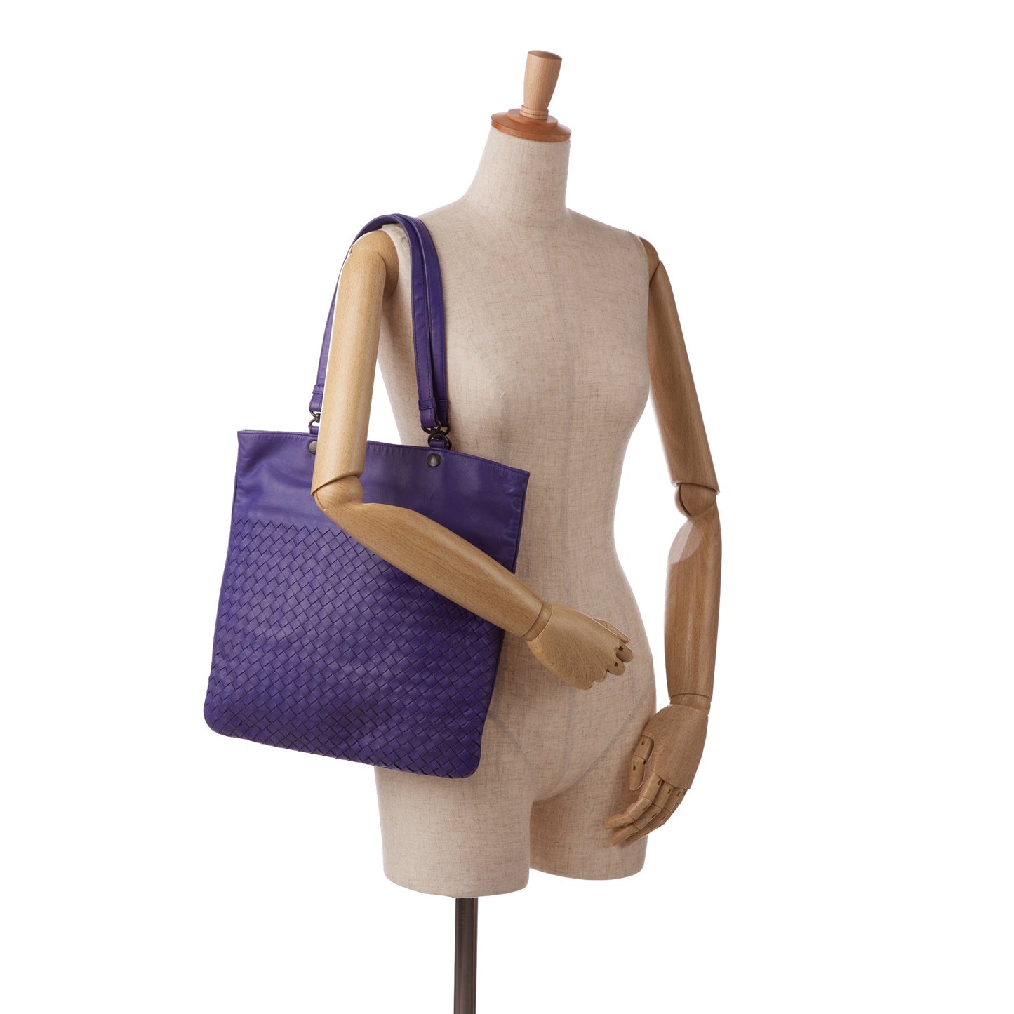 Purple Bottega Veneta Intrecciato Tote