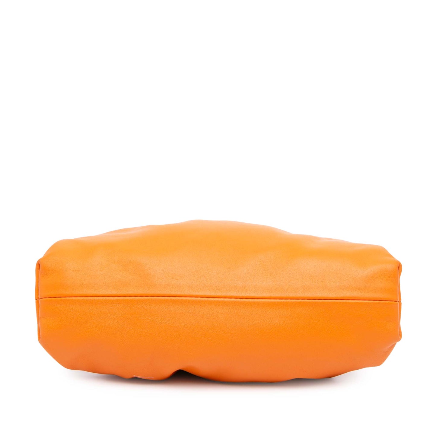 Orange Bottega Veneta Lambskin The Mini Pouch Crossbody Bag