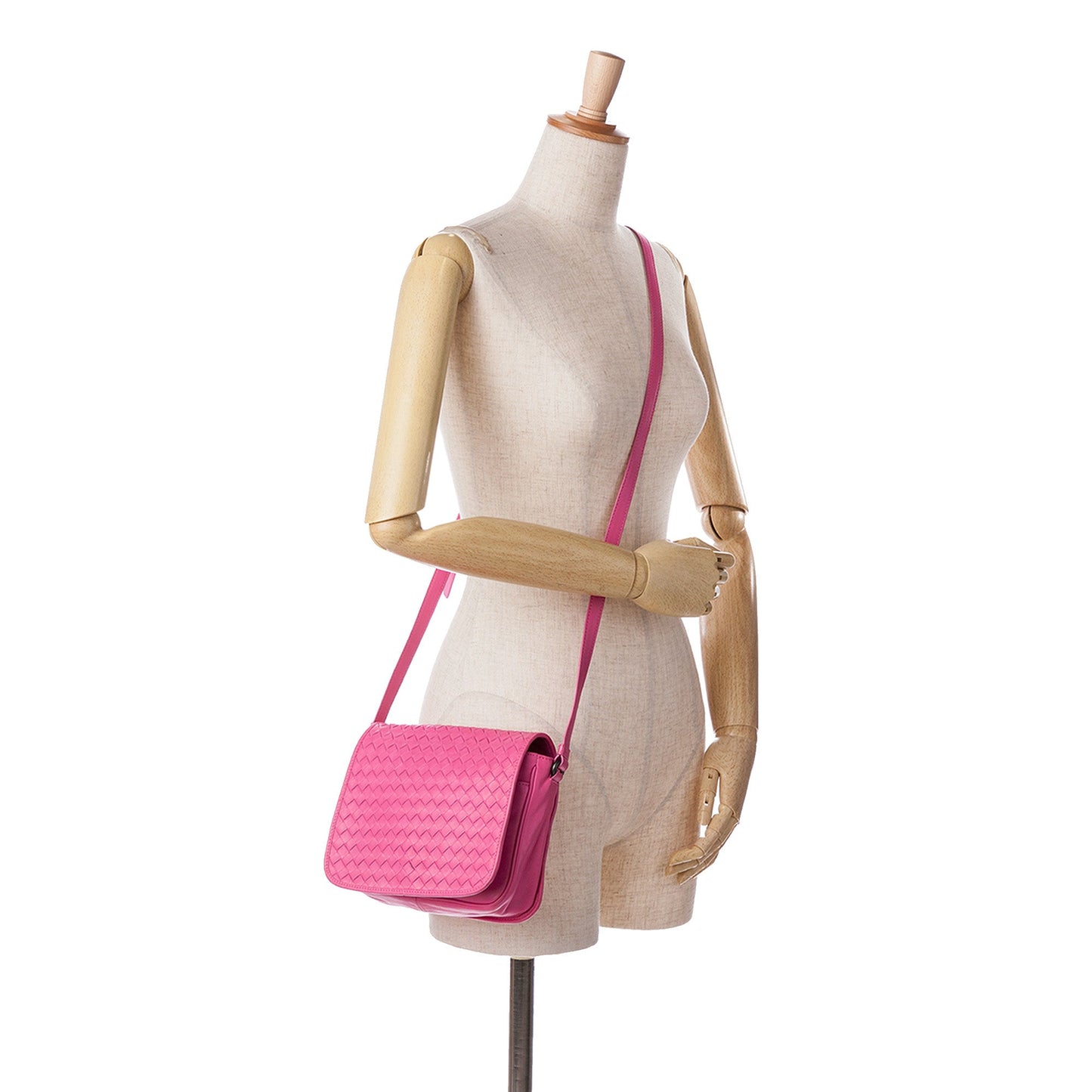 Bottega Veneta Sac Intrecciato Flap Crossbody