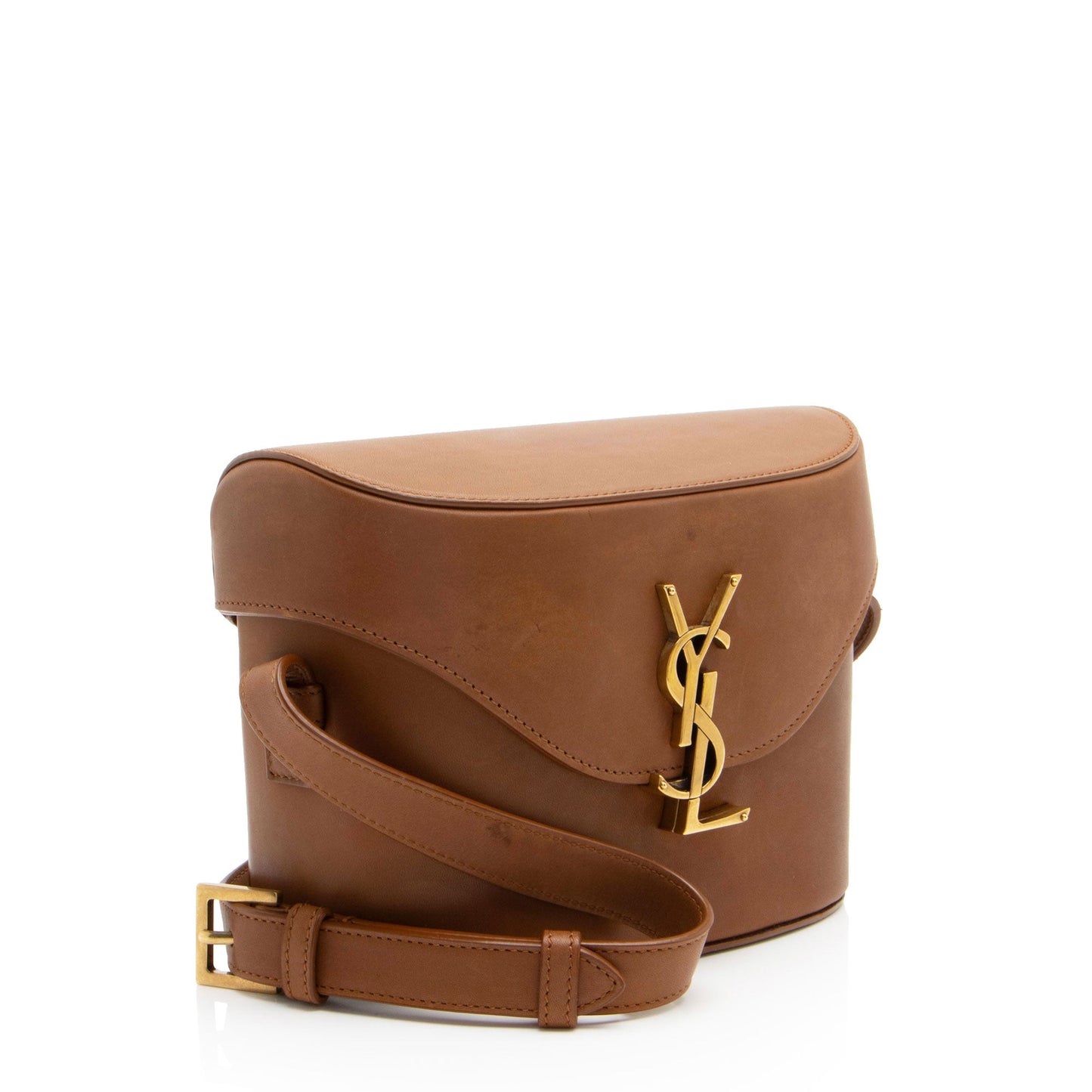 Saint Laurent Calfskin June Box Crossbody (SHF-LZUQrh)