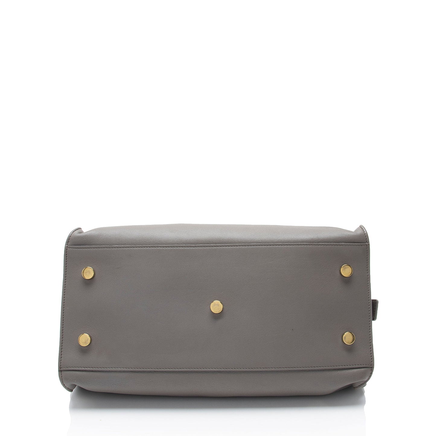 Saint Laurent Calfskin Monogram Cabas Downtown Small Satchel