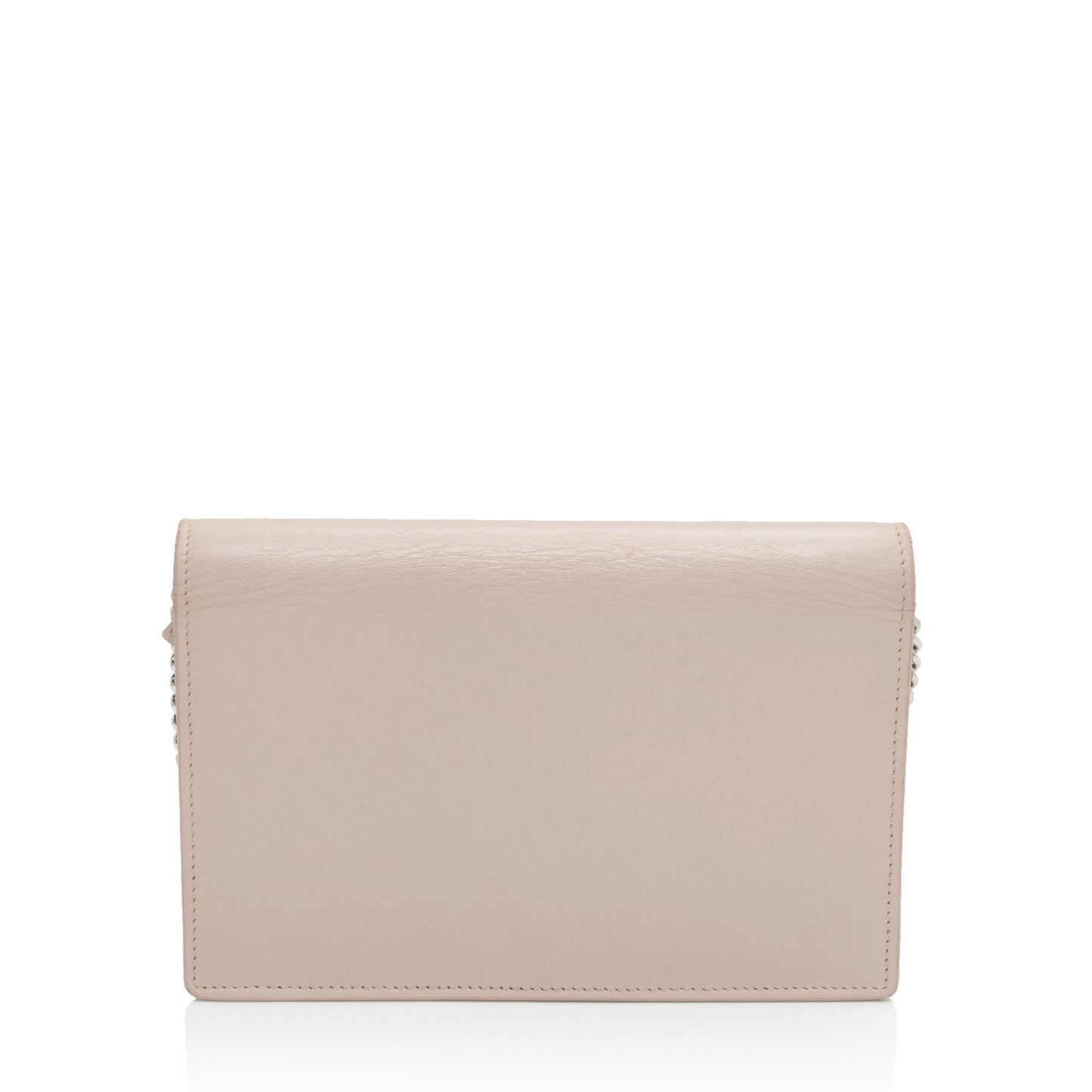 Saint Laurent Calfskin Monogram Kate Tassel Chain Wallet (SHF-S5TMWe)
