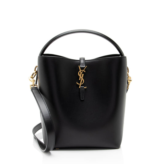 Saint Laurent Calfskin Monogram Le 37 Bucket Bag