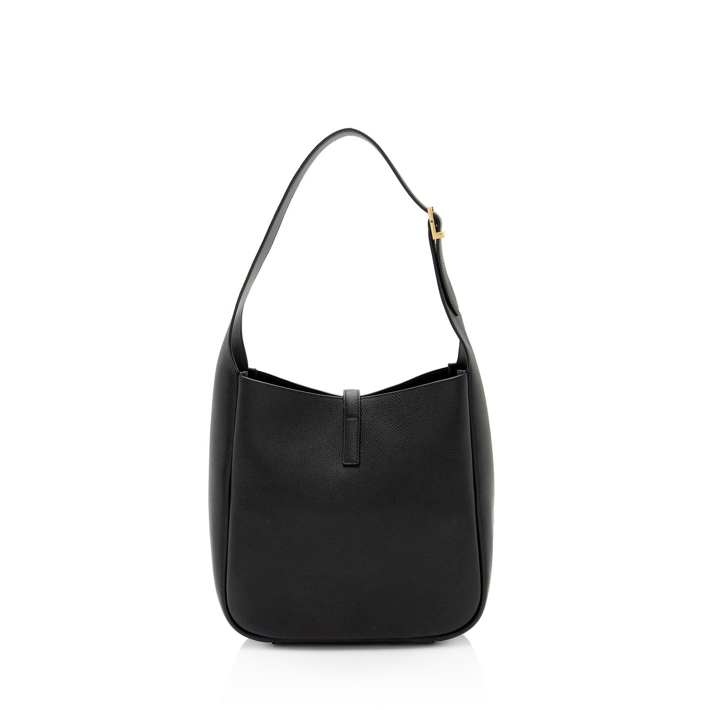 Saint Laurent Calfskin Monogram Le 5 A 7 Small Hobo (SHF-Lnt1SQ)