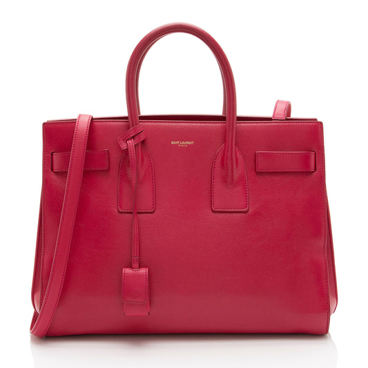 Saint Laurent Calfskin Sac De Jour Small Tote (SHF-2a3CZP)
