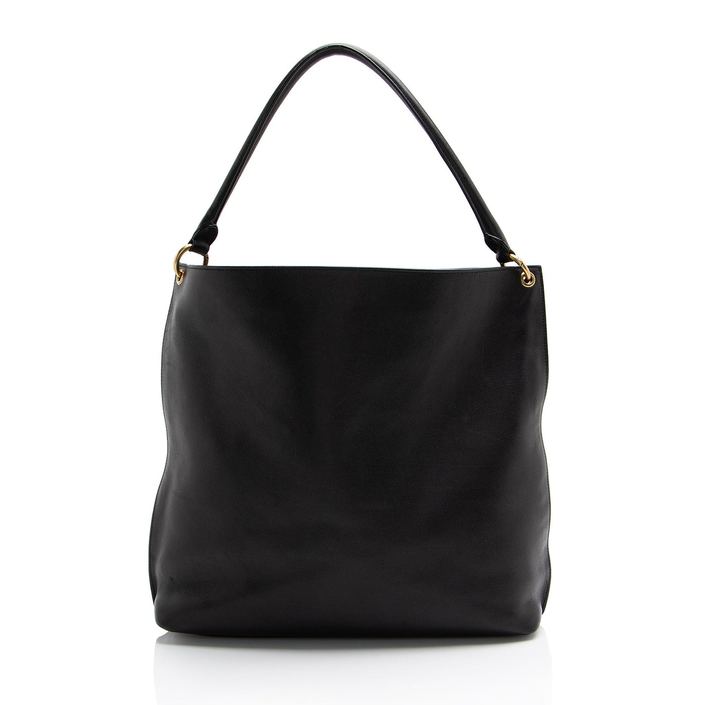 Saint Laurent Calfskin Tag Hobo (SHF-Kfbwfp)