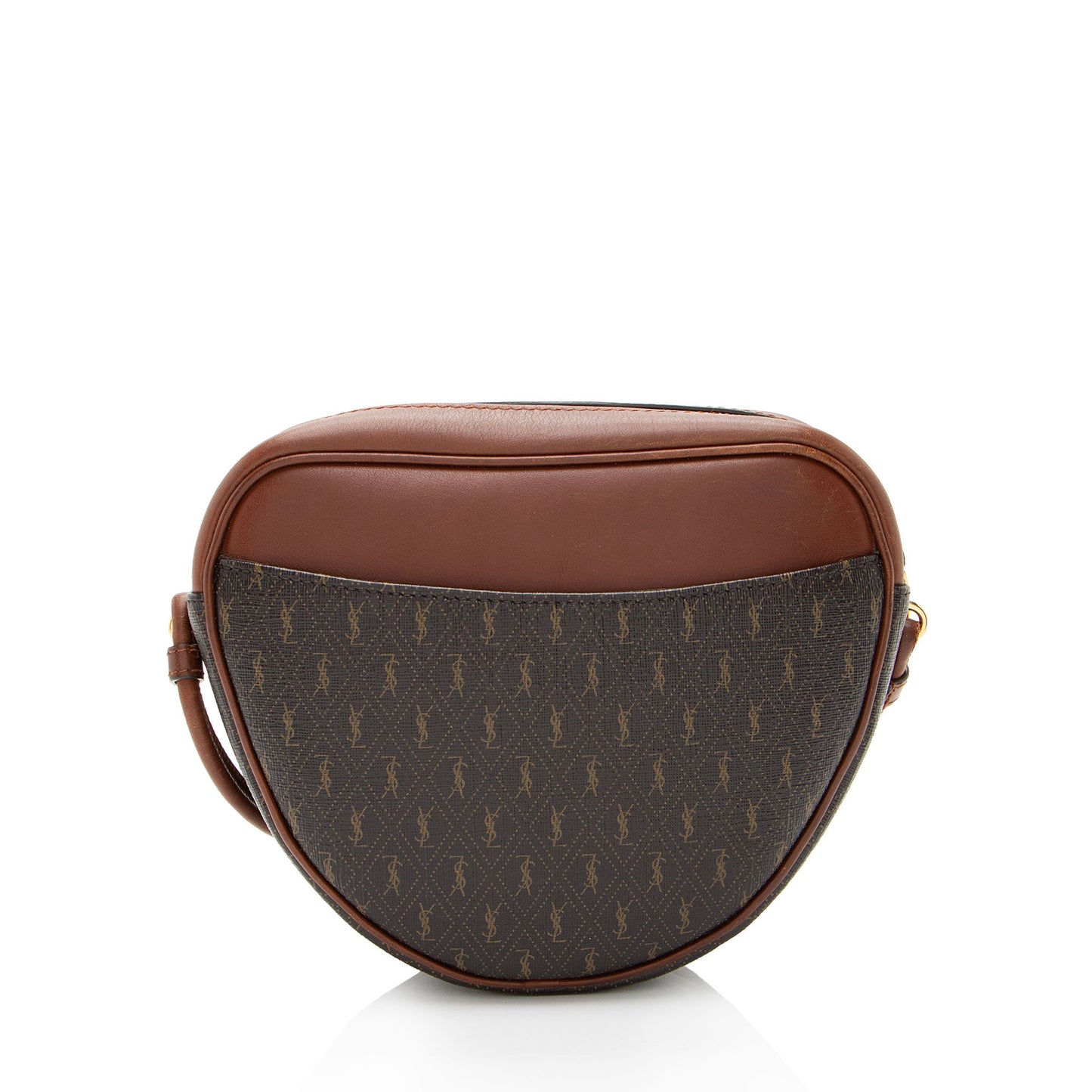 Saint Laurent Le Monogram Canvas Calfskin Sac Coeur Crossbody (SHF-IzwoNK)