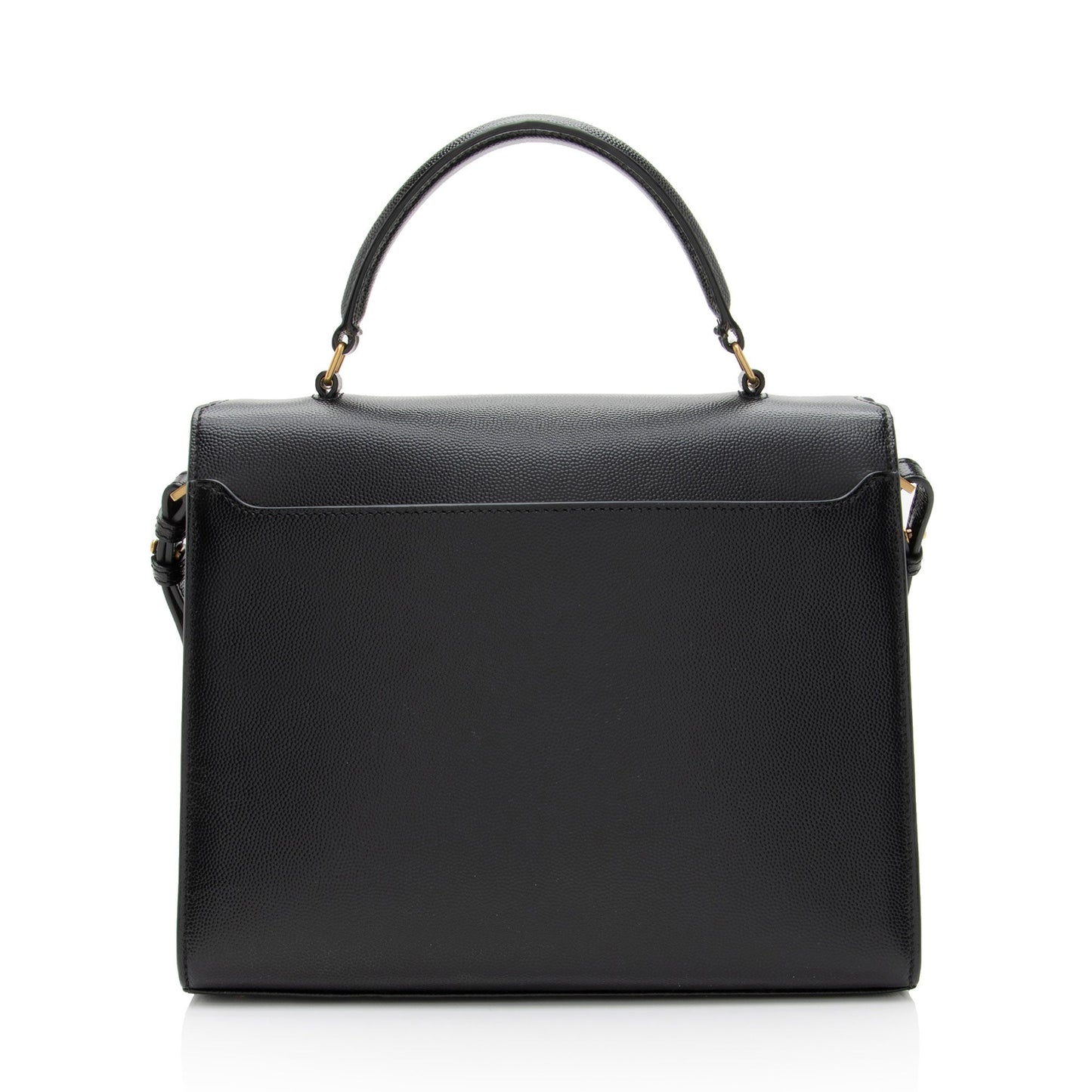 Saint Laurent Grain de Poudre Monogram Cassandra Medium Top Handle