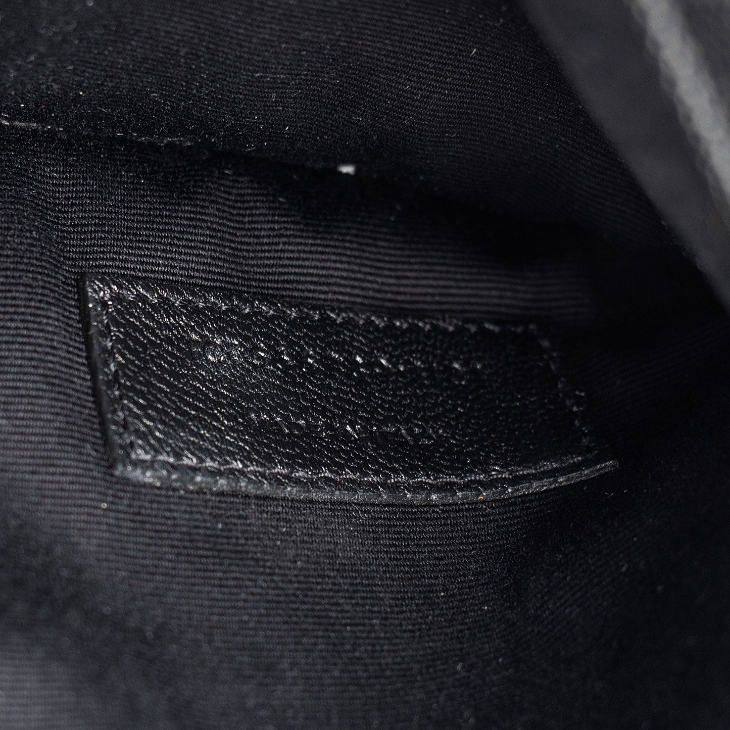 Saint Laurent Grain de Poudre Monogram Uptown Envelope Clutch