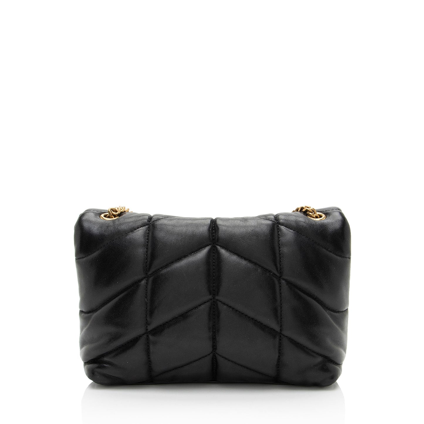 Saint Laurent Lambskin Monogram Puffer LouLou Toy Shoulder Bag