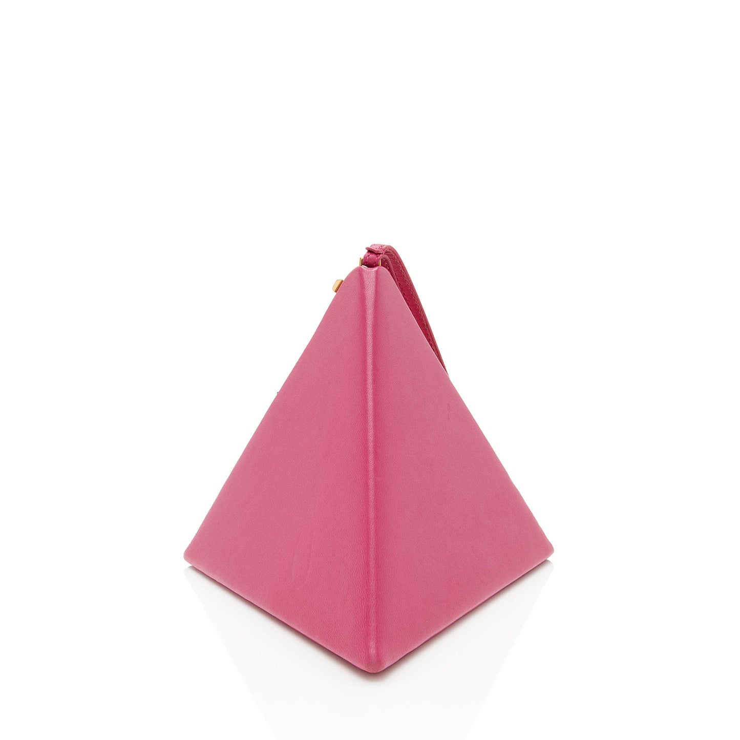 Saint Laurent Lambskin Monogram Pyramid Clutch (SHF-f8qifF)
