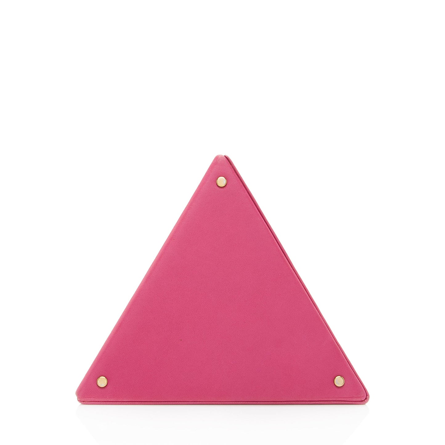 Saint Laurent Lambskin Monogram Pyramid Clutch (SHF-f8qifF)