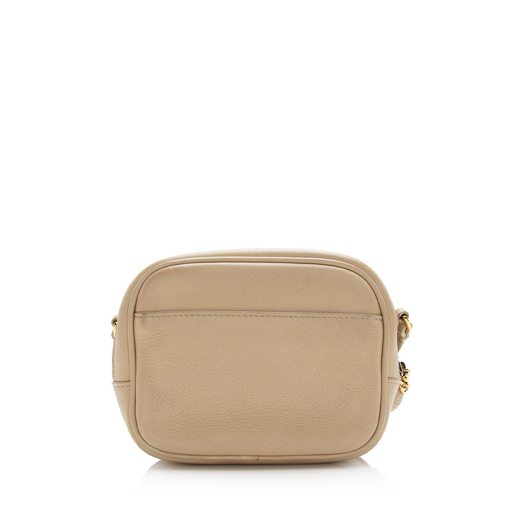 Saint Laurent Leather Blogger Bag (SHF-21216)