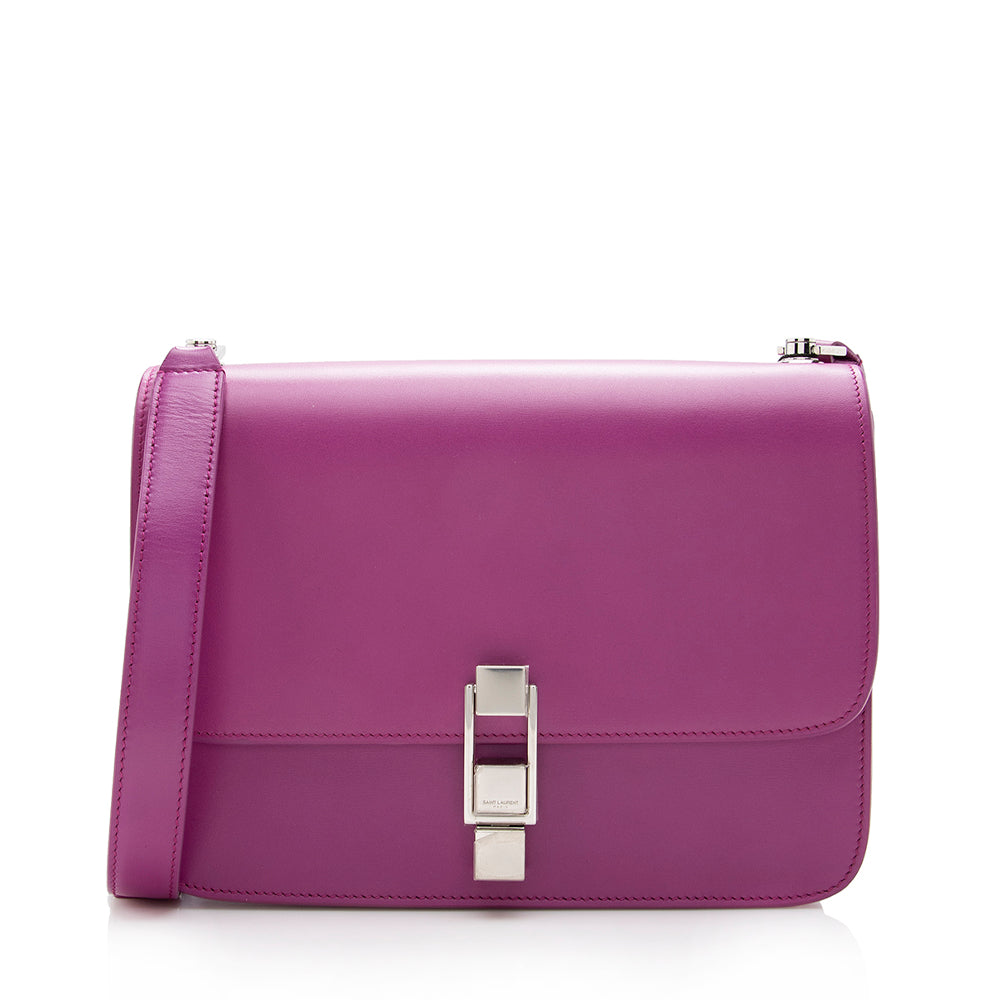 Saint Laurent Leather Le Carre Shoulder Bag (SHF-17079)