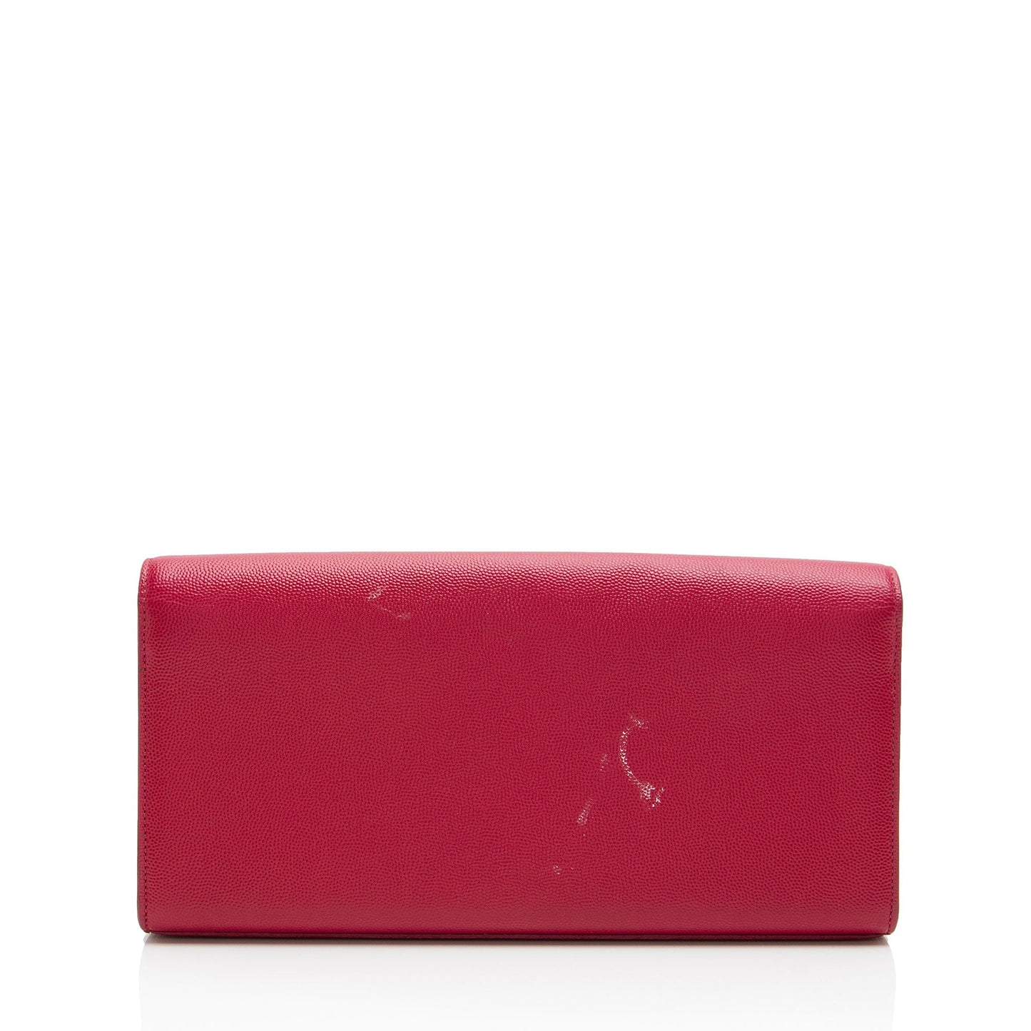 Saint Laurent Leather Monogram Kate Clutch (SHF-XO2he1)